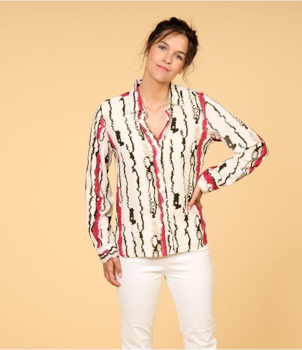 FRAN EAU ROUGE en viscose pour Femme - - Storiatipic