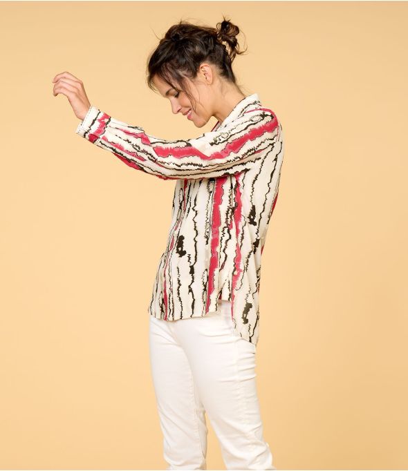FRAN EAU ROUGE en viscose pour Femme - - Storiatipic