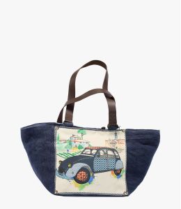 TOBY CLOTILDE en Jute, coton, polyester, cuir, broderies pour Femme 25x25x25cm - - Storiatipic TOBY CLOTILDE en Jute, coton, polyester, cuir, broderies pour Femme 25x25x25cm - - Storiatipic