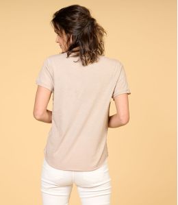 VITA DOLCE BEIGE in cotone da donna - - Storiatipic VITA DOLCE BEIGE in cotone da donna - - Storiatipic