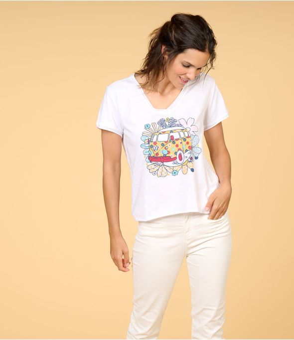 VITA VAN WHITE en algodón para mujer - - Storiatipic