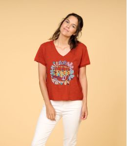 VITA VAN CORAL in cotone da donna - - Storiatipic VITA VAN CORAL in cotone da donna - - Storiatipic