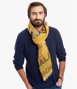 CHINO Foulard en Coton, laine pour Homme 70 x 200 cm - 6
