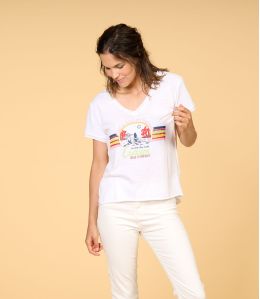 VITA EVASION WHITE en algodón para mujer - - Storiatipic VITA EVASION WHITE en algodón para mujer - - Storiatipic