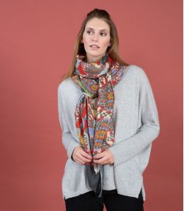 DEBRA Wol, Zijden Sjaal - - Storiatipic DEBRA Wol, Zijden Sjaal - - Storiatipic