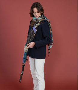 KAREN Wollen Sjaal, Lurex - - Storiatipic KAREN Wollen Sjaal, Lurex - - Storiatipic