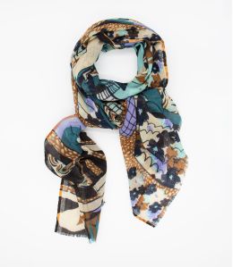KAREN Wollen Sjaal, Lurex - - Storiatipic KAREN Wollen Sjaal, Lurex - - Storiatipic