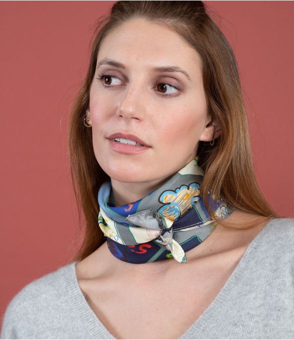 URSULA Bandana aus Seide - - Storiatipic