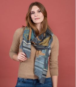 FOLK Lana, bufanda de seda - - Storiatipic FOLK Lana, bufanda de seda - - Storiatipic