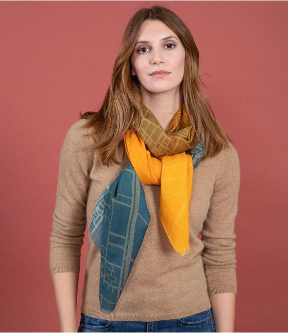 GLOSS Lana, bufanda de seda - - Storiatipic