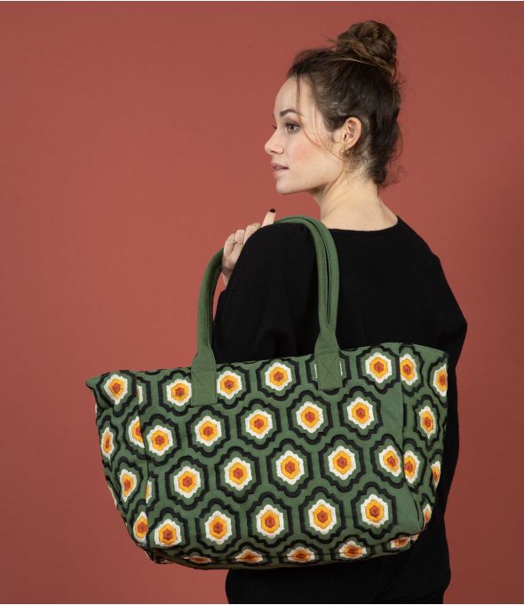 CRUISE BRODERIE Borsa in cotone - - Storiatipic