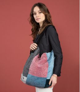 DODO KANTHA Sac en Coton couleur Kantha pour Femme Storiatipic - 2