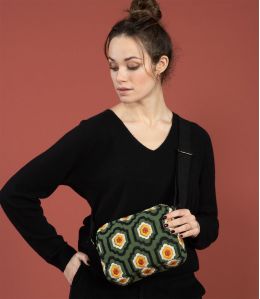 NIGHT BRODERIE Borsa piccola in cotone - - Storiatipic