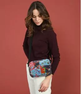 NIGHT PATCHWORK Petit sac en Coton couleur Patchwork pour Femme Storiatipic - 1