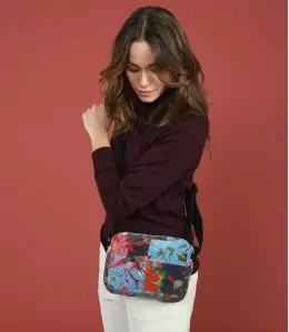 NIGHT PATCHWORK Petit sac en Coton couleur Patchwork pour Femme Storiatipic - 2