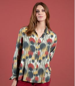 FRAN ISA SAFRAN Chemise en Viscose - - Storiatipic FRAN ISA SAFRAN Chemise en Viscose - - Storiatipic