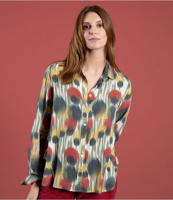 FRAN ISA SAFRAN Camicia in viscosa - - Storiatipic