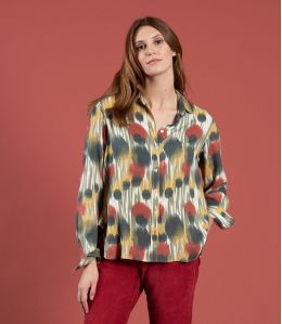 FRAN ISA SAFRAN Chemise en Viscose - - Storiatipic FRAN ISA SAFRAN Chemise en Viscose - - Storiatipic