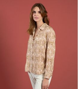 FRAN MARGOT ROSE Chemise en Viscose couleur Rose pour Femme Storiatipic - - Storiatipic FRAN MARGOT ROSE Chemise en Viscose couleur Rose pour Femme Storiatipic - - Storiatipic
