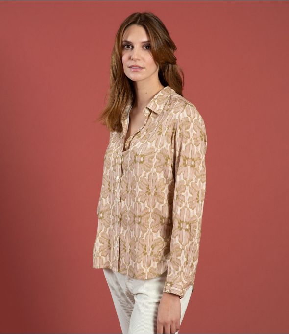 FRAN MARGOT ROSE Chemise en Viscose - - Storiatipic