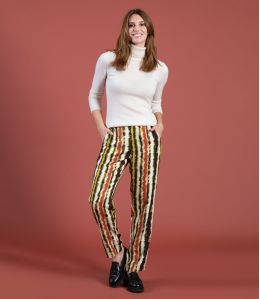 LENY LUCE CHOCOLAT Pantalon en Viscose - - Storiatipic LENY LUCE CHOCOLAT Pantalon en Viscose - - Storiatipic