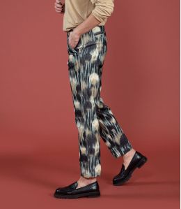 LENY VELOURS ISA ANTHRACITE Pantalon en Coton - - Storiatipic LENY VELOURS ISA ANTHRACITE Pantalon en Coton - - Storiatipic