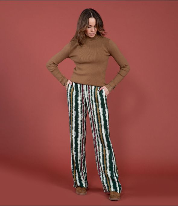 SASHA LUCE SAPIN Pantalón de viscosa - - Storiatipic