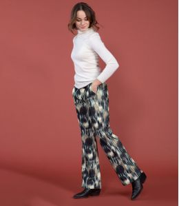 SASHA VELOURS ISA ANTHRACITE Pantalon en Coton - - Storiatipic SASHA VELOURS ISA ANTHRACITE Pantalon en Coton - - Storiatipic