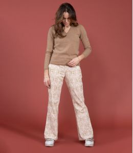 SASHA VELOURS MARGOT ROSE Pantalon en Coton - - Storiatipic SASHA VELOURS MARGOT ROSE Pantalon en Coton - - Storiatipic