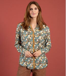 ALEX CAPUCINE AQUA Blouse en Modal - 1