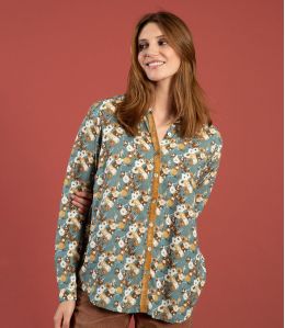ALEX CAPUCINE AQUA Camicetta in modal - - Storiatipic