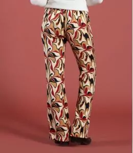 SASHA SEVENTY ROUGE Pantalon en Viscose couleur Rouge pour Femme Storiatipic - 2