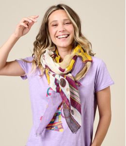 ANAE Foulard en Lin - - Storiatipic ANAE Foulard en Lin - - Storiatipic