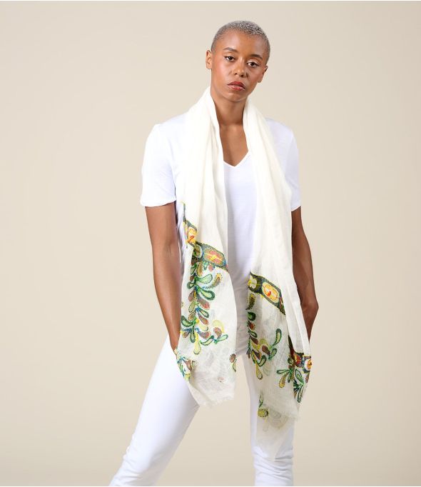 ASTRID Sciarpa in lino - - Storiatipic