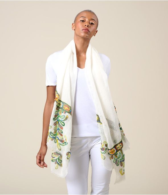 ASTRID Sciarpa in lino - - Storiatipic