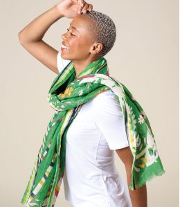 CELINE Linen scarf - - Storiatipic CELINE Linen scarf - - Storiatipic