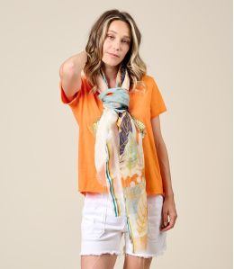 COSIMA Foulard en Lin - 6