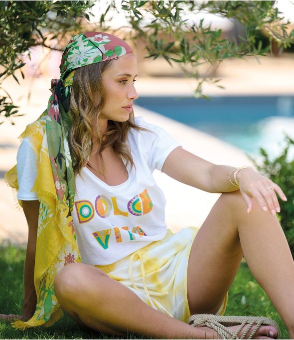 DINA Modal Schal, Seide - - Storiatipic