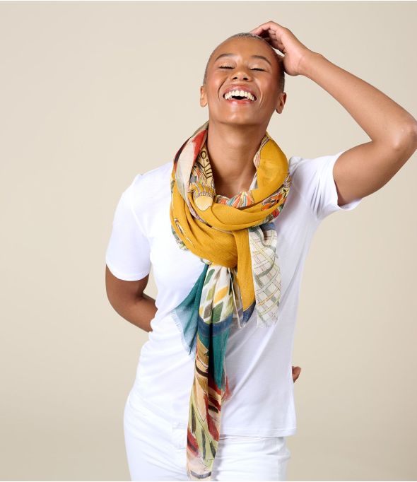 ELFY Bufanda Modal, Seda - - Storiatipic