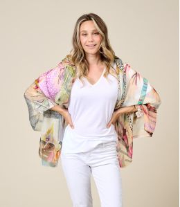 ERICA Scarf in Modal, Silk - - Storiatipic ERICA Scarf in Modal, Silk - - Storiatipic