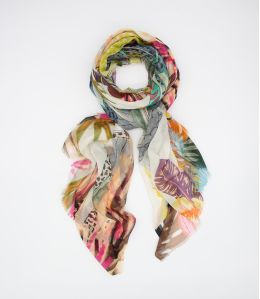 ERICA Scarf in Modal, Silk - - Storiatipic ERICA Scarf in Modal, Silk - - Storiatipic