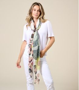 GEMA Scarf in Modal, Silk - - Storiatipic GEMA Scarf in Modal, Silk - - Storiatipic