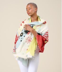 JOSETTE Foulard en Coton - - Storiatipic JOSETTE Foulard en Coton - - Storiatipic
