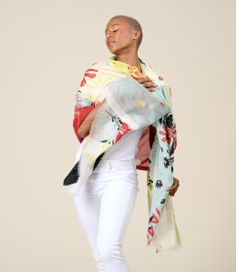 JOSETTE Foulard en Coton - - Storiatipic JOSETTE Foulard en Coton - - Storiatipic