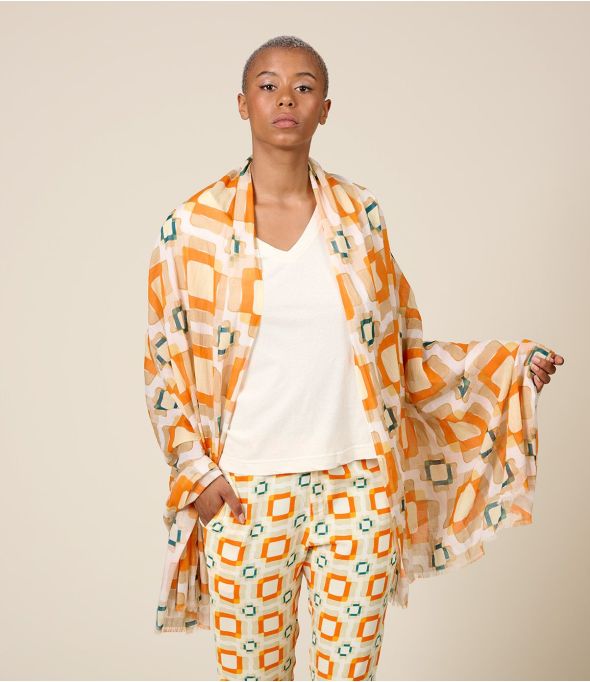 LILI Sciarpa in cotone - - Storiatipic