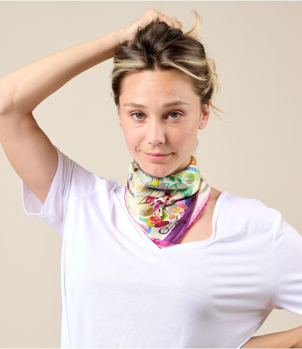 TIARA Zijden Bandana - - Storiatipic
