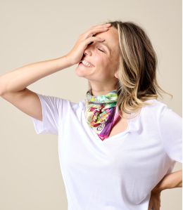 TIARA Zijden Bandana - - Storiatipic TIARA Zijden Bandana - - Storiatipic