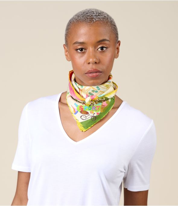 TIARA Zijden Bandana - - Storiatipic