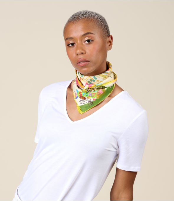 TIARA Zijden Bandana - - Storiatipic