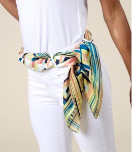 SOIZIC Grote Viscose Vierkant - - Storiatipic SOIZIC Grote Viscose Vierkant - - Storiatipic
